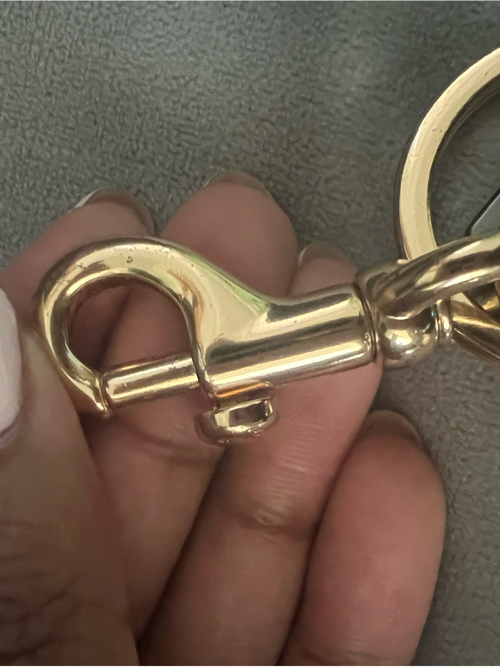 Gold & Silver Multi-Charm Keychain Bag Charm - Picture 4 of 6